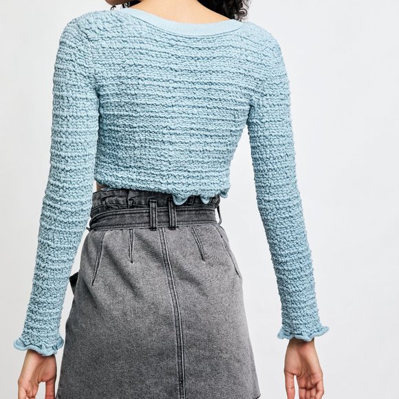 NWT Free People Rosehip Cardi / Blue Star - Picture 2 of 5